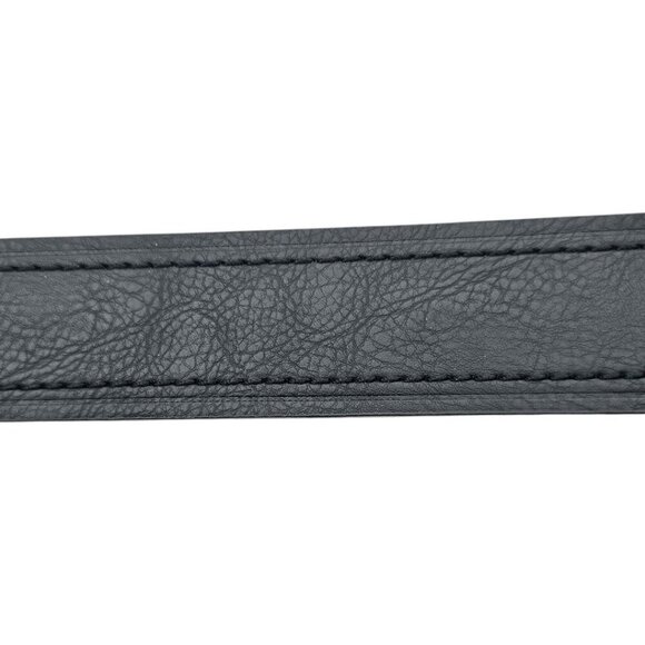 Columbia Mens 38 Black Brown Reversible Faux Leather Belt - Picture 5 of 7